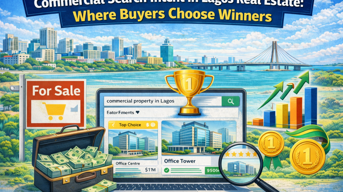Commercial Search Intent in Lagos Real Estate: Where Buyers Choose Winners