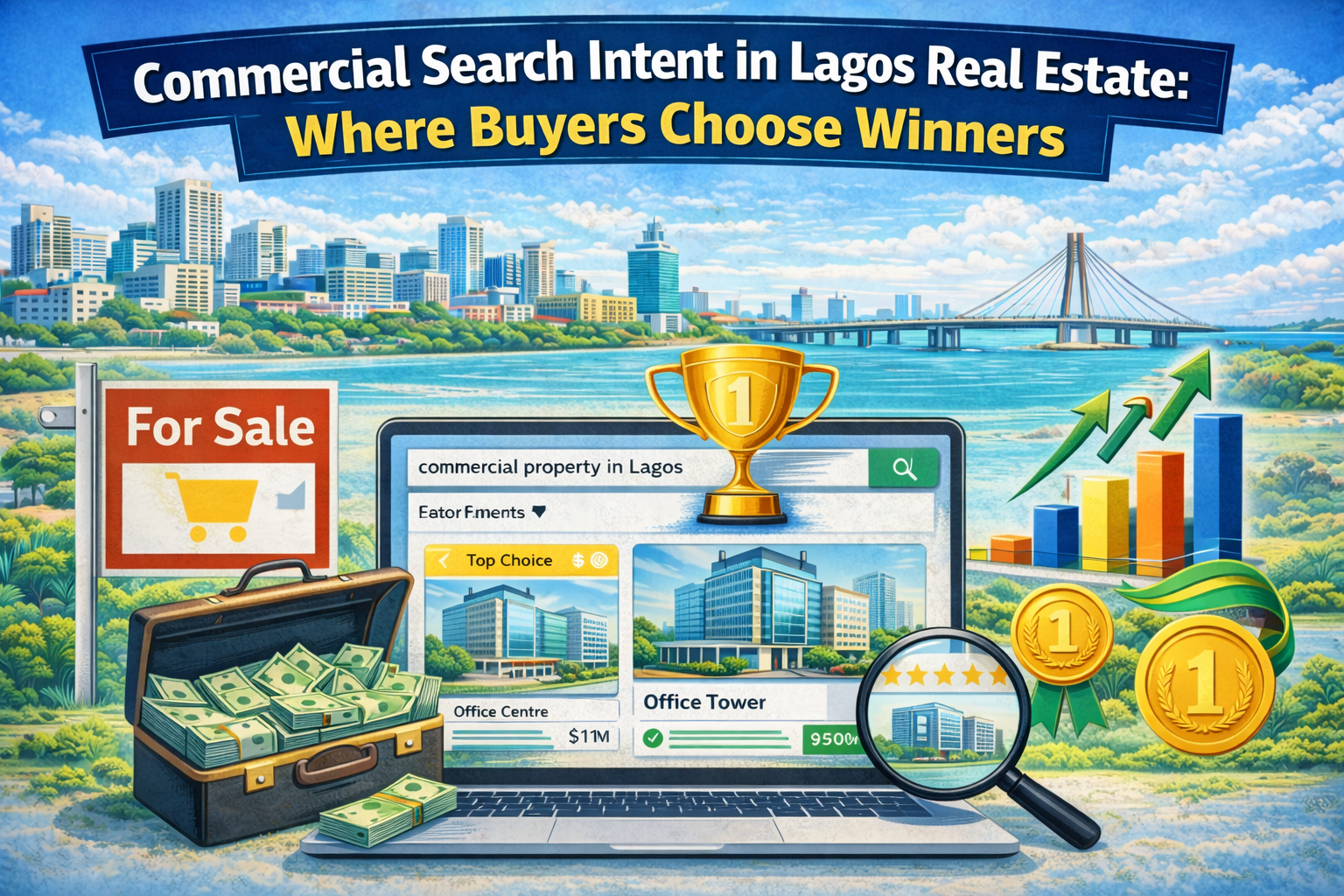Commercial Search Intent in Lagos Real Estate: Where Buyers Choose Winners